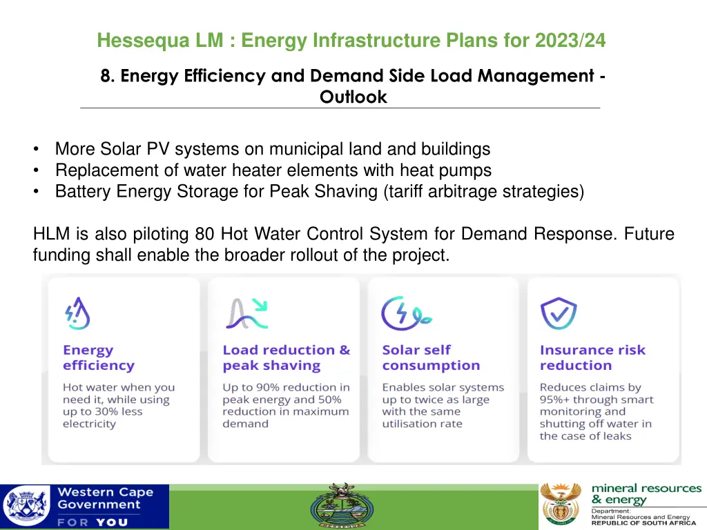 hessequa lm energy infrastructure plans for 2023 8