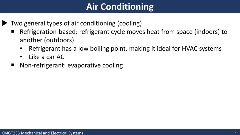 air conditioning