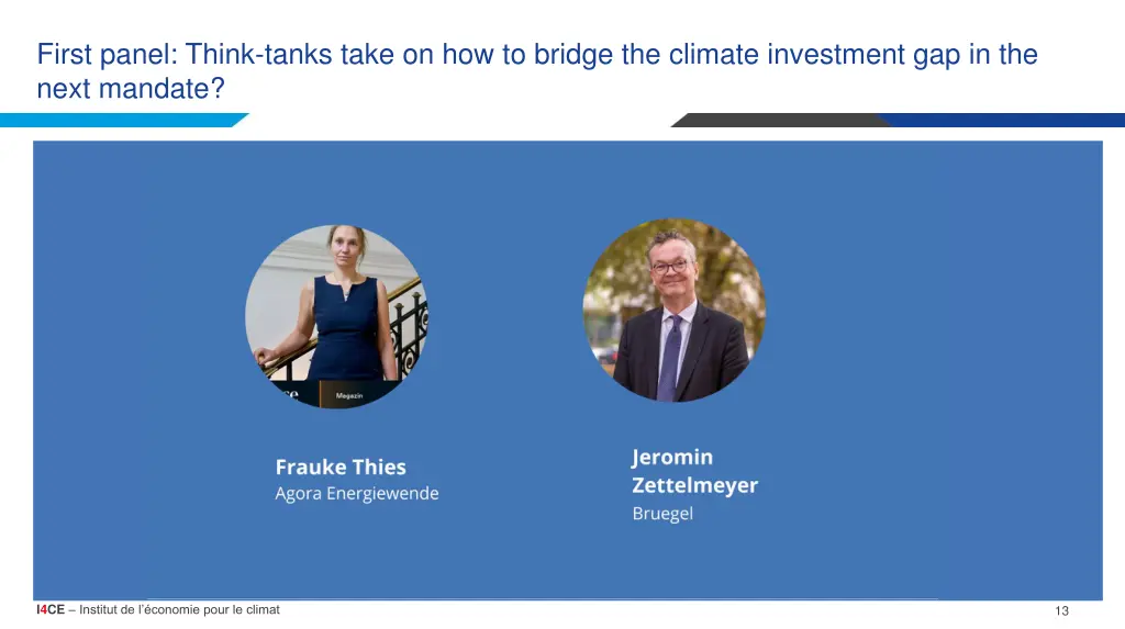 first panel think tanks take on how to bridge