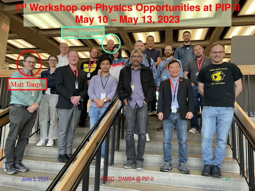 1 st workshop on physics opportunities