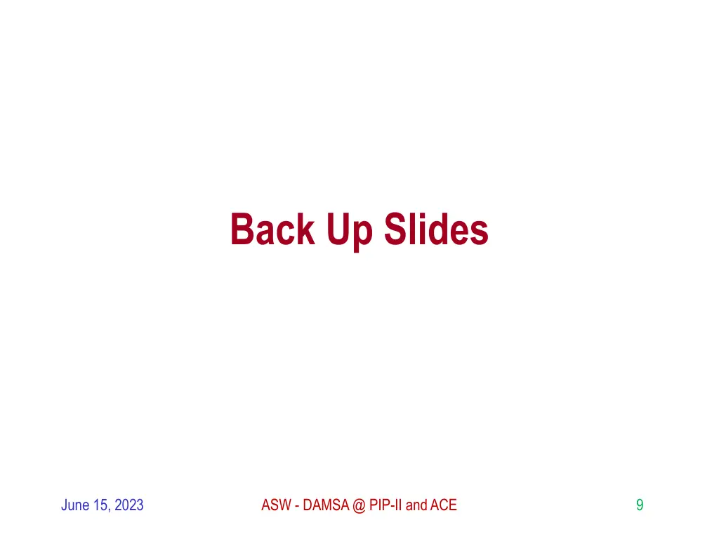 back up slides