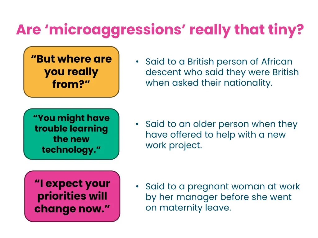 are microaggressions really that tiny