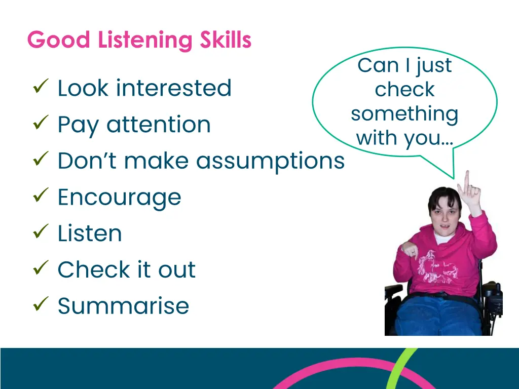 good listening skills