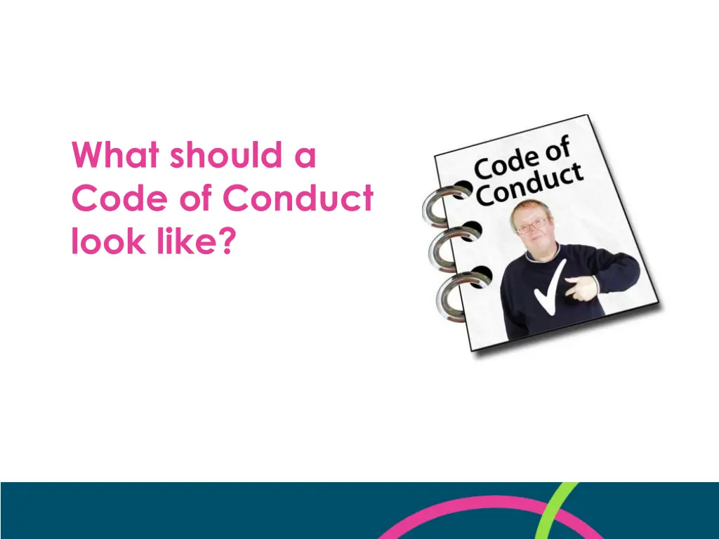 what should a code of conduct look like