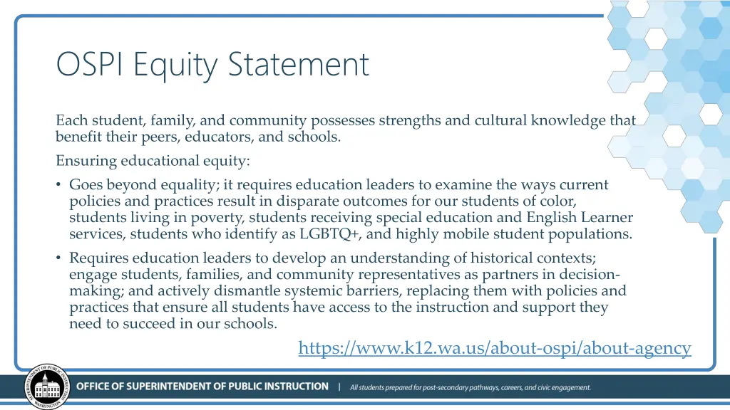 ospi equity statement