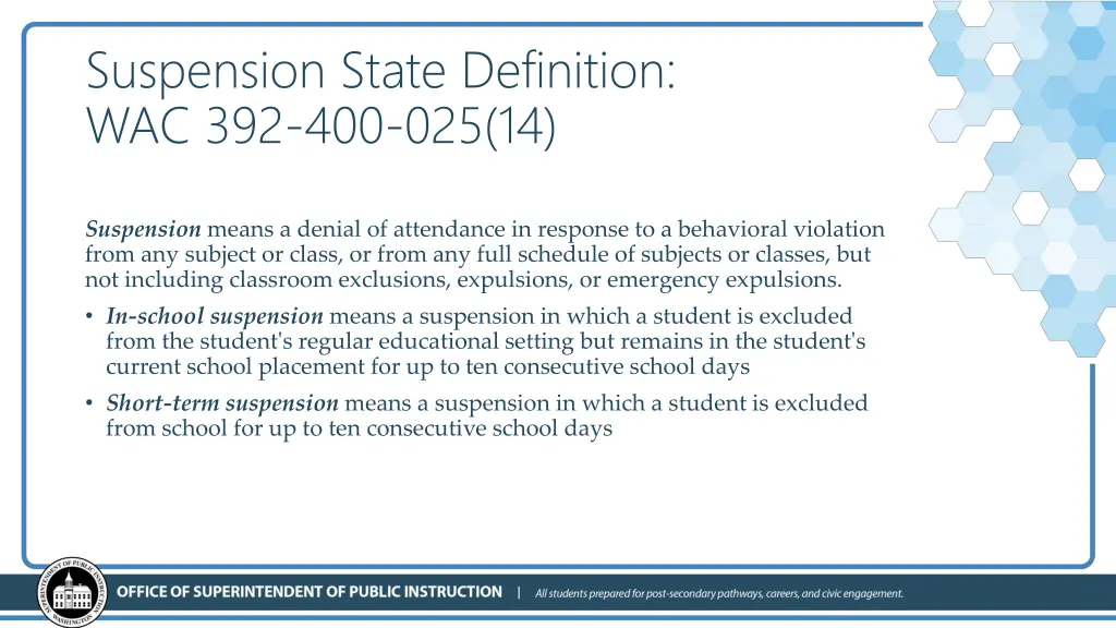 suspension state definition wac 392 400 025 14