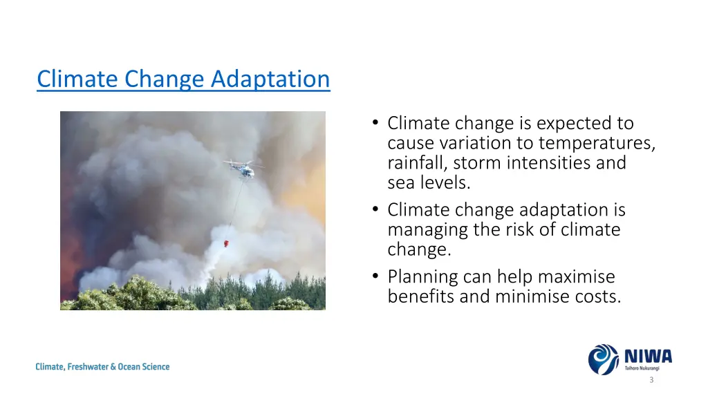 climate change adaptation