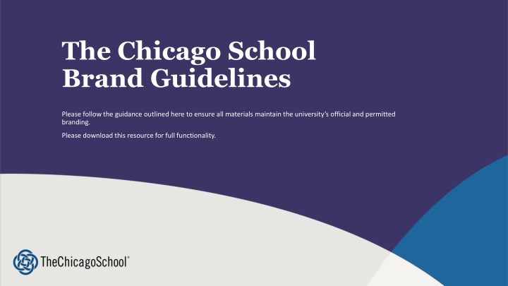 the chicago school brand guidelines