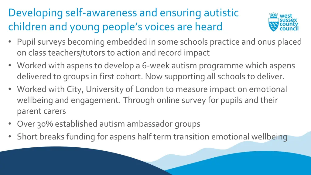 developing self awareness and ensuring autistic