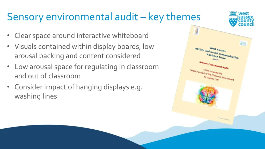 sensory environmental audit key themes