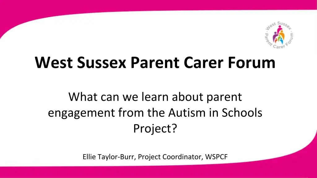 west sussex parent carer forum
