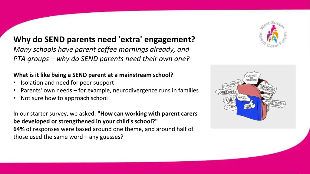 why do send parents need extra engagement many