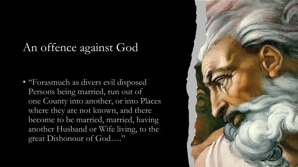 an offence against god