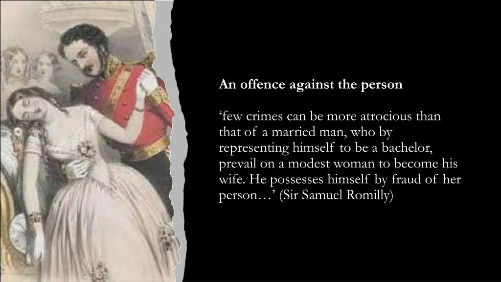 an offence against the person