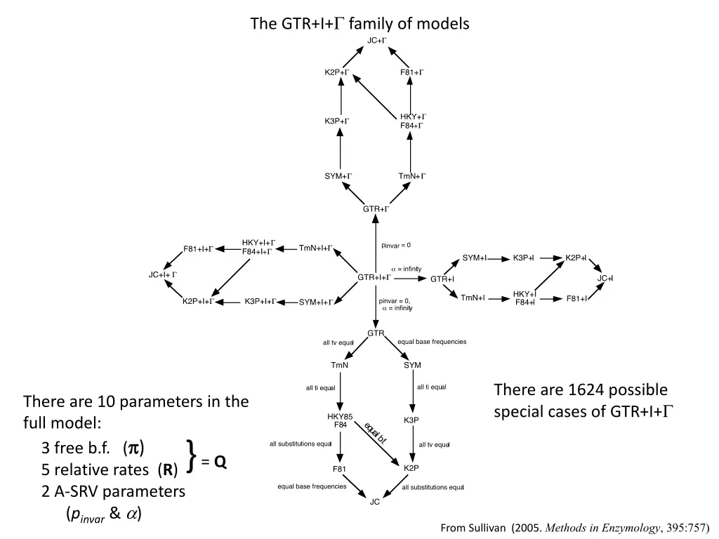 the gtr i g family of models