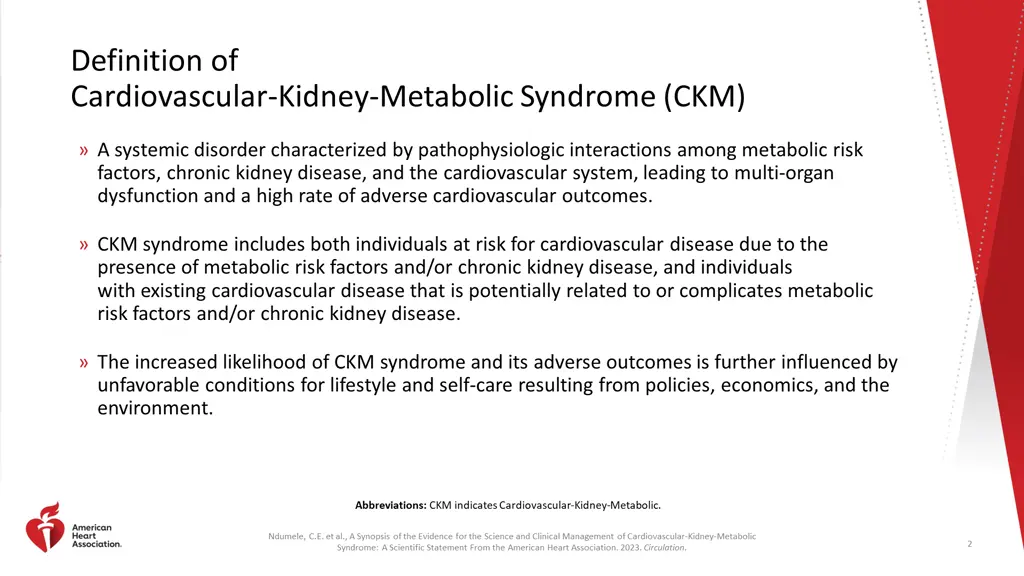 definition of cardiovascular kidney metabolic