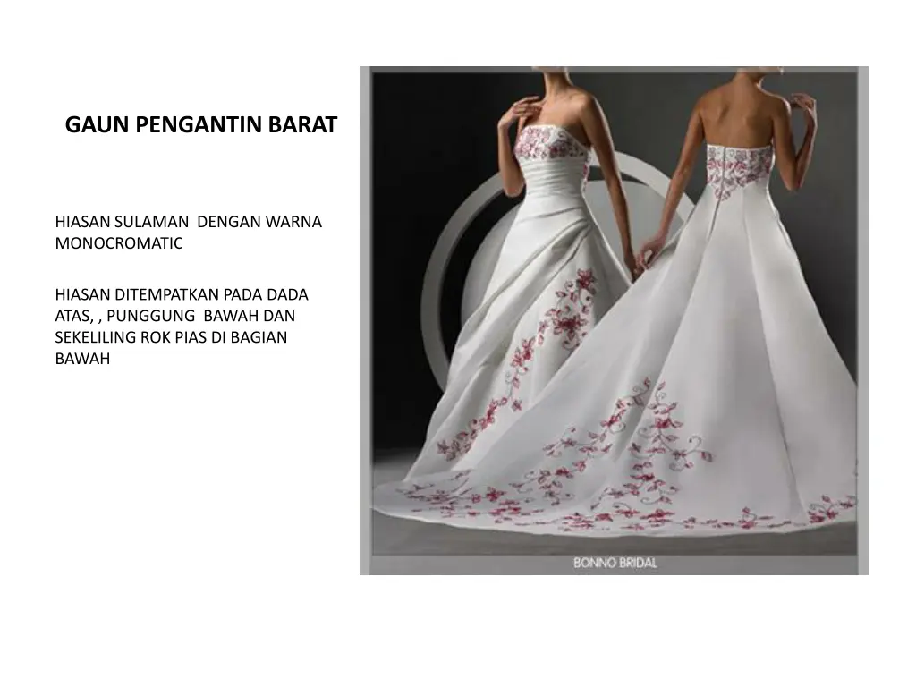 gaun pengantin barat