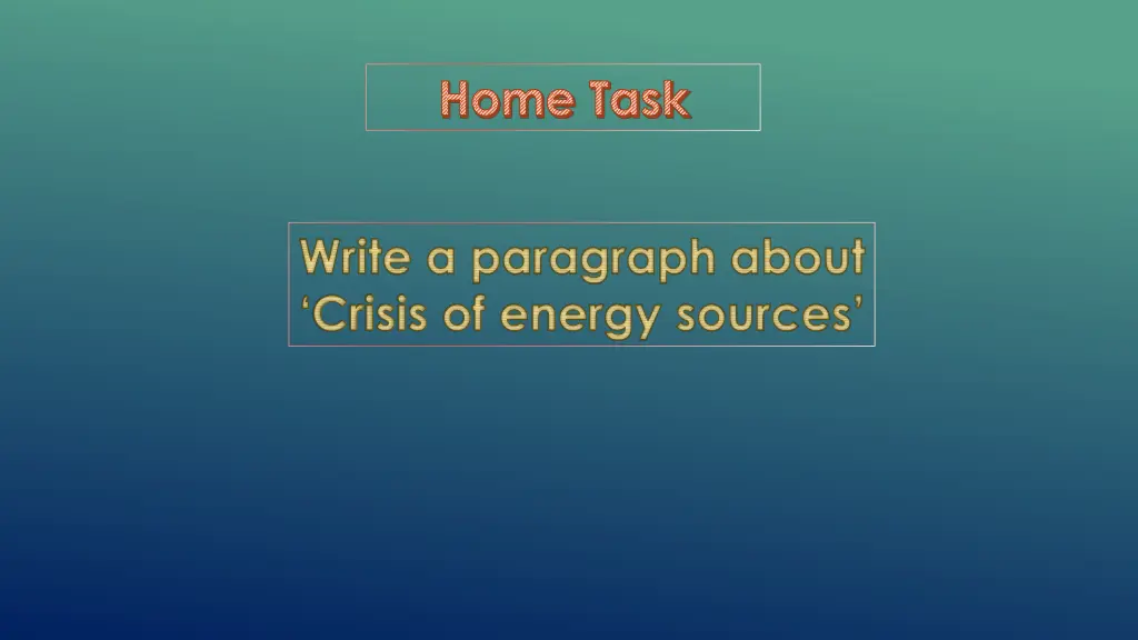 home task