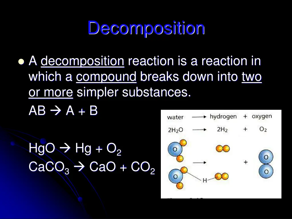 decomposition