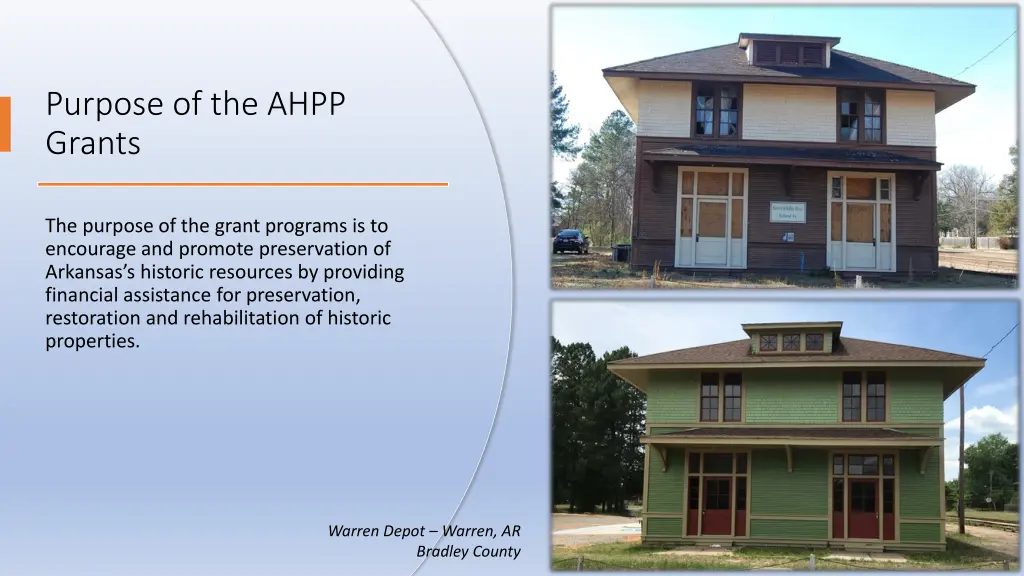 purpose of the ahpp grants