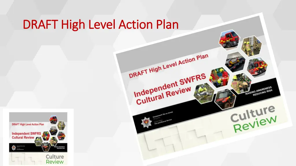 draft high level action plan draft high level