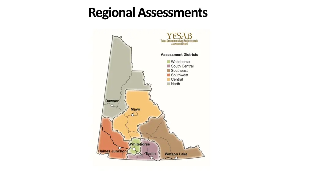 regional assessments