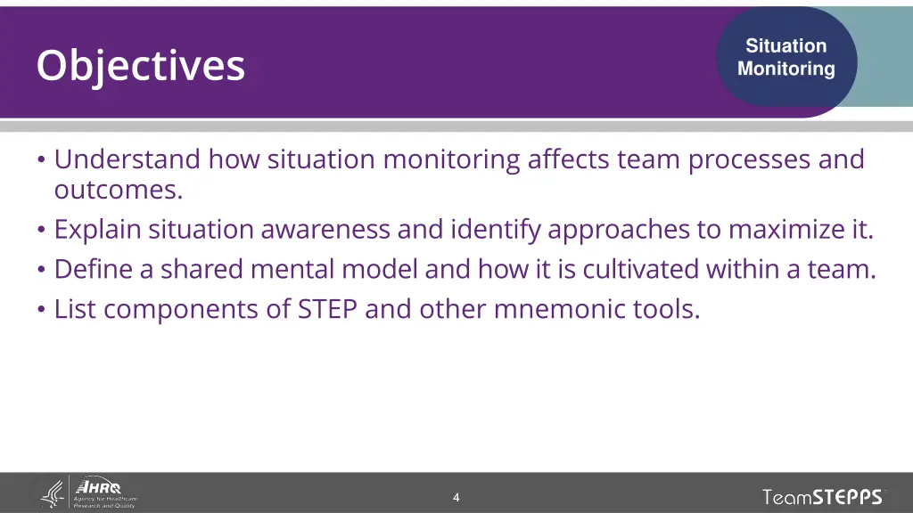 situation monitoring