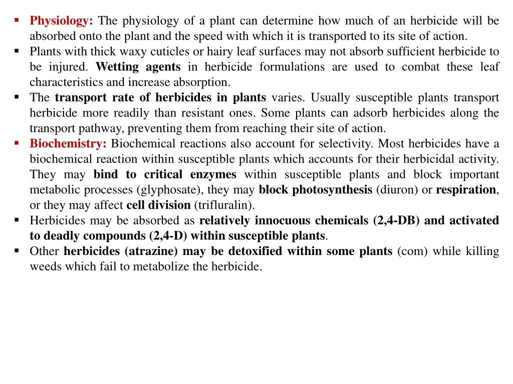 physiology the physiology of a plant