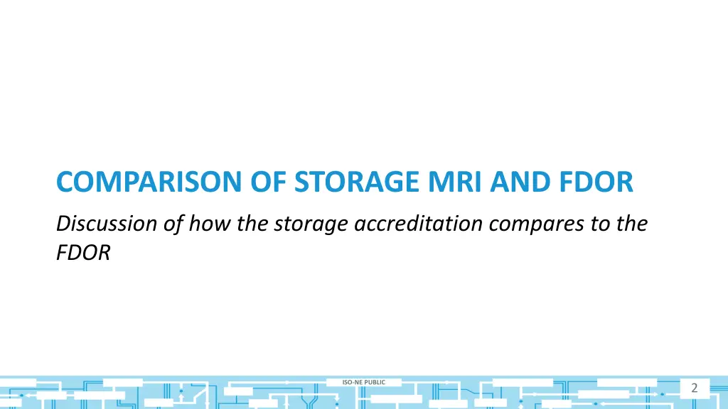 comparison of storage mri and fdor