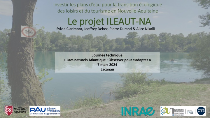 investir les plans d eau pour la transition