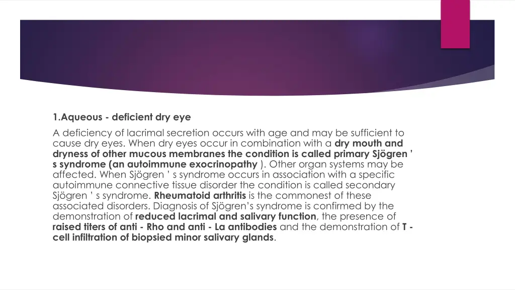 1 aqueous deficient dry eye a deficiency