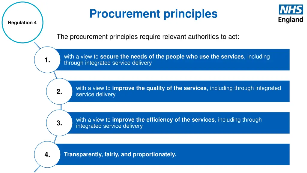 procurement principles