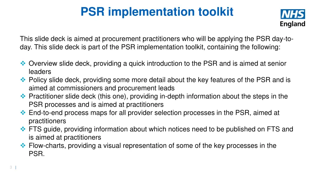 psr implementation toolkit