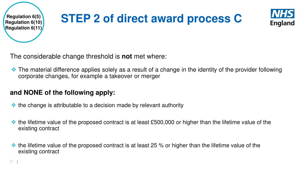 step 2 of direct award process c 1