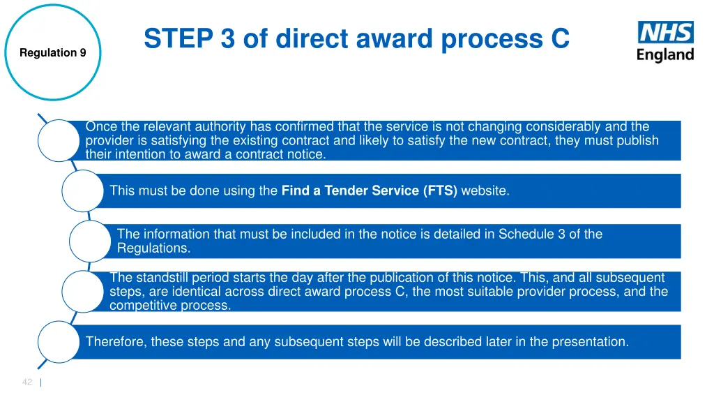 step 3 of direct award process c