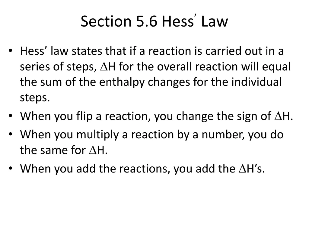 section 5 6 hess law