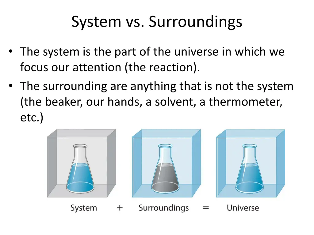 system vs surroundings