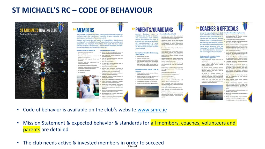 st michael s rc code of behaviour