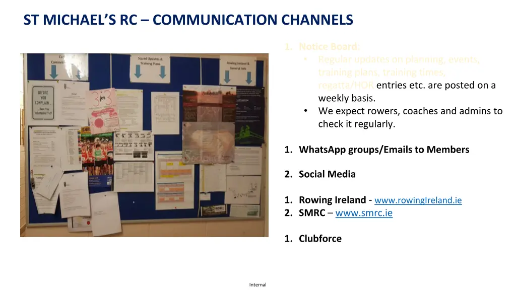 st michael s rc communication channels