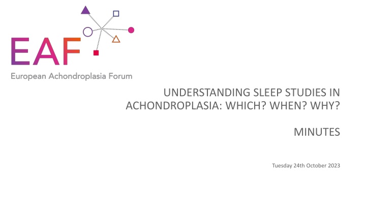 understanding sleep studies in achondroplasia