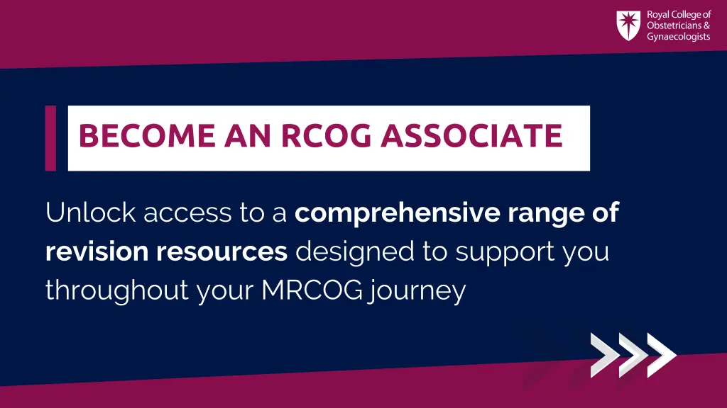 become an rcog associate