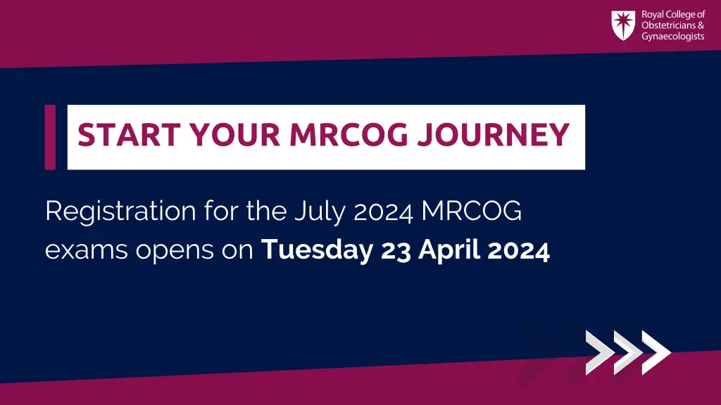 start your mrcog journey