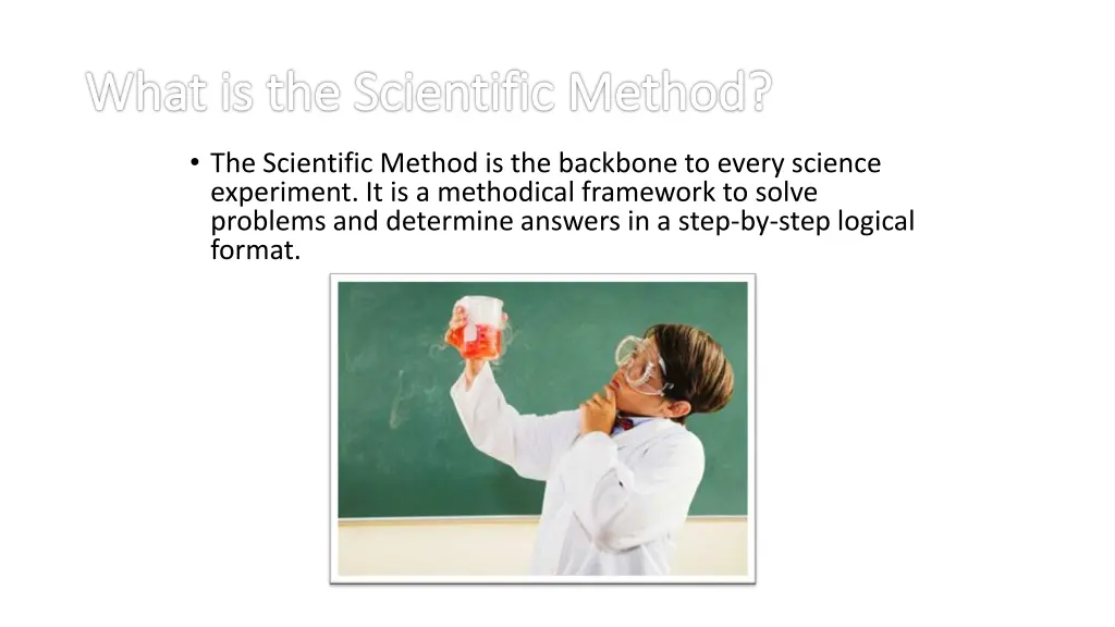 what is the scientific method