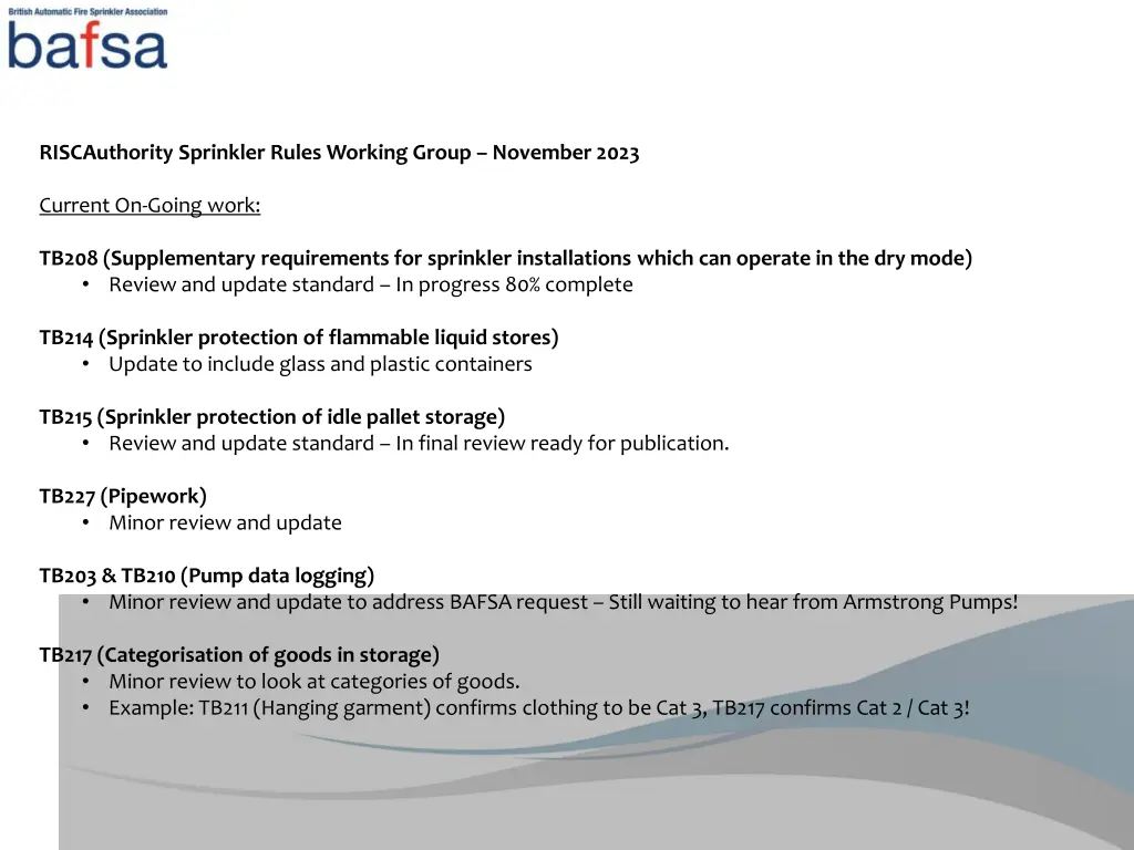riscauthority sprinkler rules working group