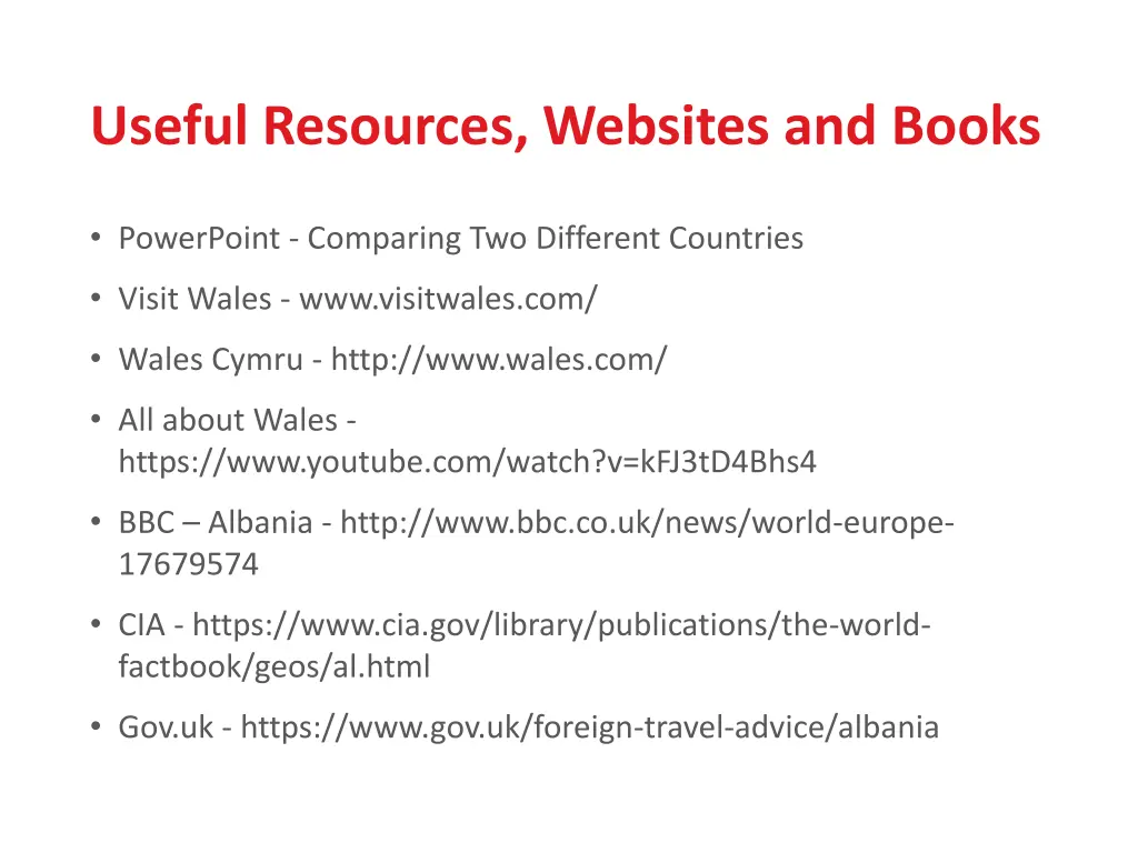 useful resources websites and books