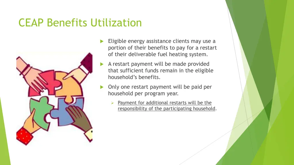 ceap benefits utilization