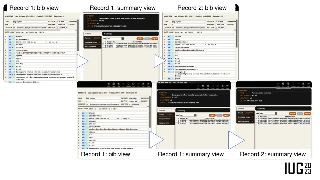 record 1 bib view