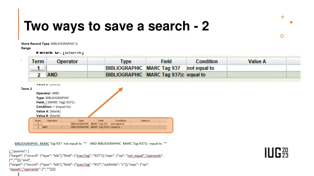 two ways to save a search 2 2