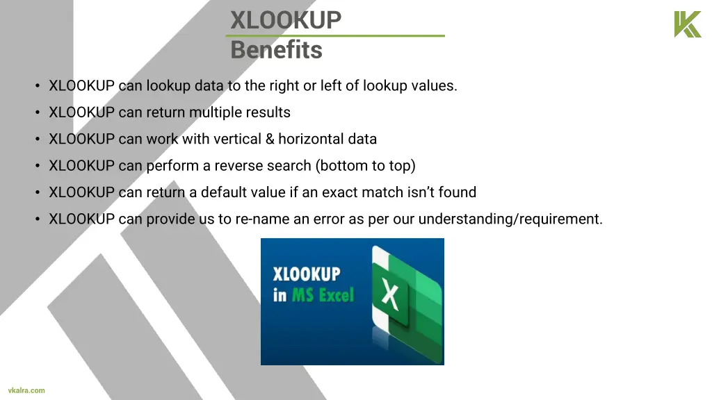 xlookup benefits