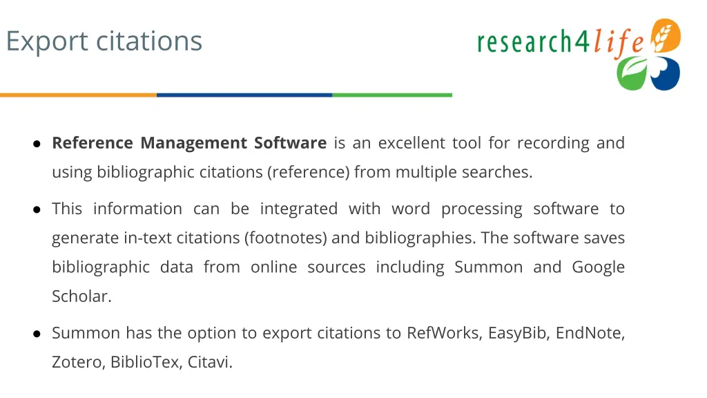 export citations